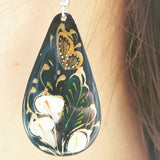 Handgezeichnete Ohrringe